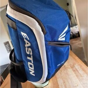 Easton Blue and White Backpack
